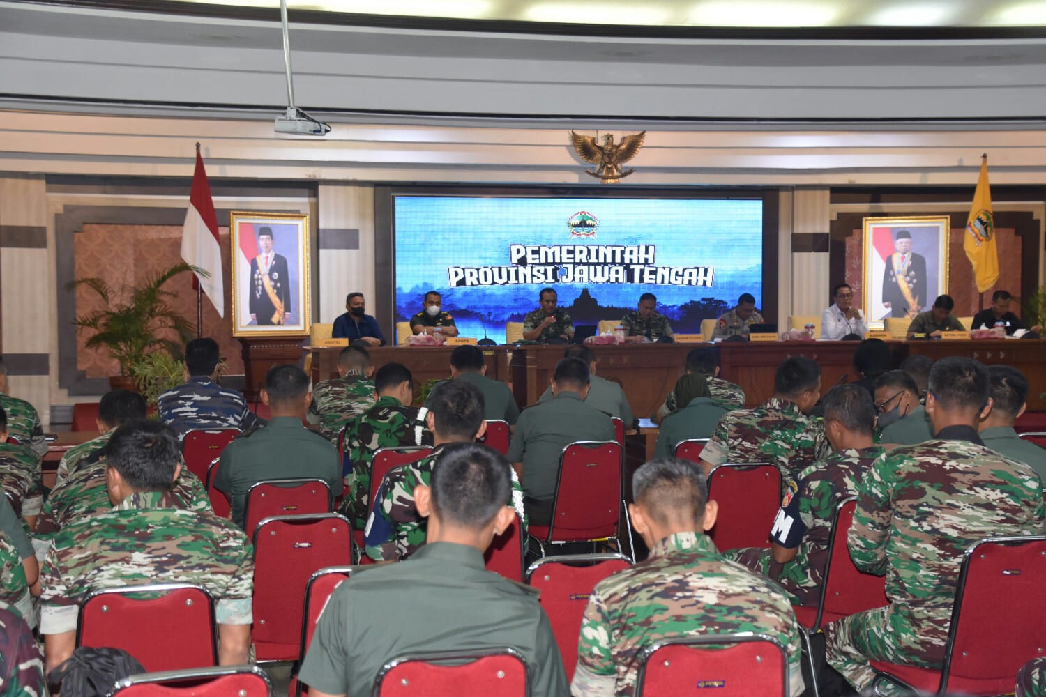 Wakil Presiden RI Kunjungi Jateng, Danrem 073/Makutarama Ikuti Rakor Persiapan Kunker